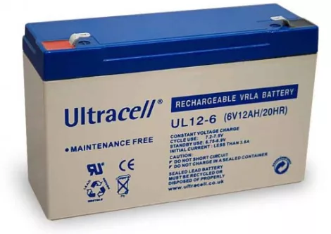 ULTRACELL 6V 12Ah