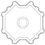 VDS 43380/061 Redőny illesztő közgyűrű