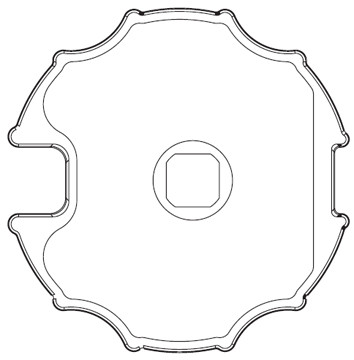 VDS 43380/064 Redőny illesztő közgyűrű