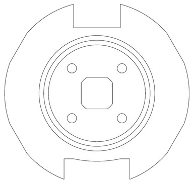 VDS 43380/065 Redőny illesztő közgyűrű