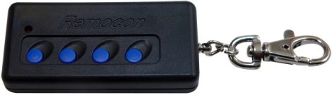 TX-4R (14) 4 csatornás A1 szögletes távkapcsoló