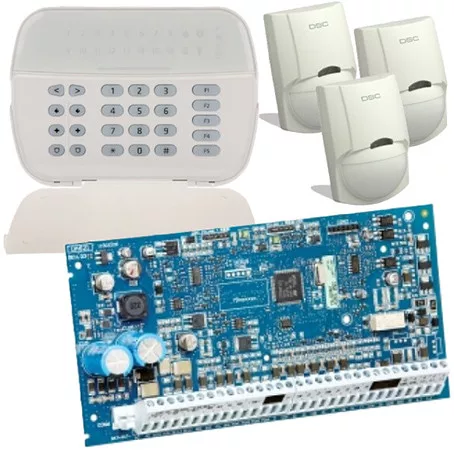 DSC NEO HS2032 + HS2LEDE1 + 3 db LC100PI