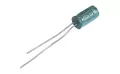 Elektrolitikus kondenzátor 1M/100V 6x12-2.5 rad.C