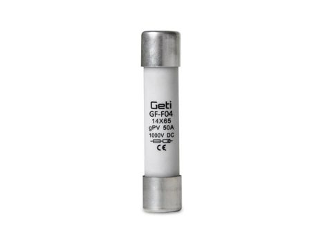 Fuse GETI GF-F04 for photovoltaic systems 50A/1000V DC