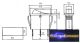 CZ-02620005-Billenő kapcsoló 2pol./3pin ON-OFF 250V/15A - átlátszó piros