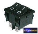 CZ-02620013-Billenő kapcsoló 2 (2pol./2pin) ON-OFF 12V - fekete (OI)