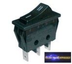 CZ-02620039-Billenő kapcsoló 2pol./3pin ON-ON 250V/15A - fekete