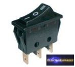 CZ-02620052-Billenő kapcsoló 3pol./3pin (ON)-OFF-(ON) 250V/15A - fekete