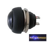 CZ-02630043-Nyomógombos kapcsoló OFF-(ON) fekete