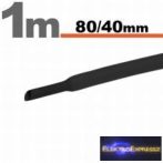 GA-11033F Zsugorcső Fekete • 80 / 40 mm GA-11033F Zsugorcső Fekete • 80 / 40 mm