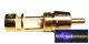 ET-2578 RCA aranyozott dugó, 6mm-es kábelhoz.