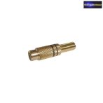 ET-2558 RCA aljzat, aranyozott csatlakozóval. 5-6mm-es kábelra.