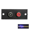 GA-05079 RCA terminál 2 aljzattal Beépíthető Méret: 50 x 20 mm