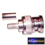 ET-3245 BNC krimpelhető dugó RG6-os kábelra. ET-3245 BNC krimpelhető dugó RG6-os kábelra.