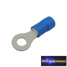 CZ-03360110-Szigetelt szemes saru 4.3mm, 1.5-2.5mm Kék