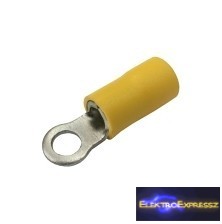 CZ-03360115-Szigetelt szemes saru 4.3mm, 4.0-6.0mm Sárga