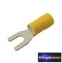 CZ-03360128-Szigetelt villás saru 4.3mm, 0.4-6.0mm Sárga