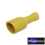 CZ-03360147-Szigetelt csúszósaru aljzat 6.3mm, 4.0-6.0mm sárga CZ-03360147-Szigetelt csúszósaru aljzat 6.3mm, 4.0-6.0mm sárga