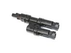   Connector for solar panels MC4 branch 1x socket, 2x connector