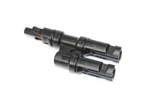 Connector for solar panels MC4 branch 1x socket, 2x connector
