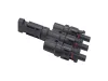 Connector for solar panels MC4 split 1x connector, 3x socket