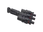 Connector for solar panels MC4 split 1x connector, 3x socket