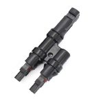 Connector for solar panels MC4 T GETI 1x male, 2x female Connector for solar panels MC4 T GETI 1x male, 2x female