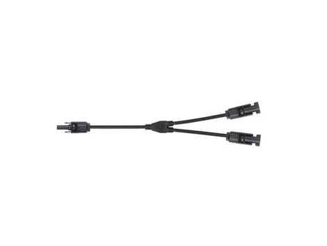 Connector for solar panels MC4 GETI 1x female 2x male 30cm Connector for solar panels MC4 GETI 1x female 2x male 30cm