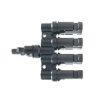 Connector for solar panels MC4 branch 1x socket, 4x connector