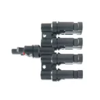 Connector for solar panels MC4 branch 1x socket, 4x connector Connector for solar panels MC4 branch 1x socket, 4x connector