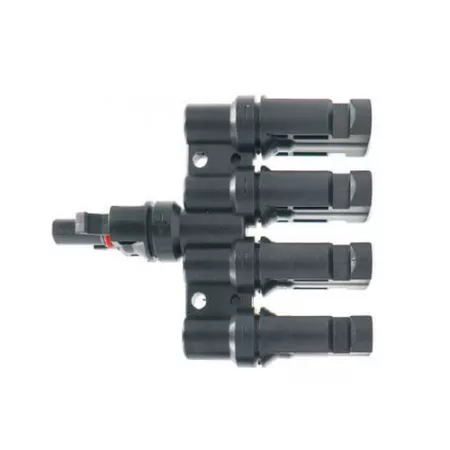 Connector for solar panels MC4 branch 1x socket, 4x connector Connector for solar panels MC4 branch 1x socket, 4x connector