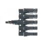   Connector for solar panels MC4 branch 1x socket, 5x connector