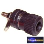 ET-2012 Műszer banán aljzat, fekete