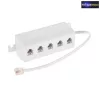 Telefon adapter elosztó 6P4C  5-ös