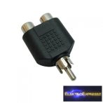 ET-18022 RCA dugó -> 2 RCA aljzat adapter
