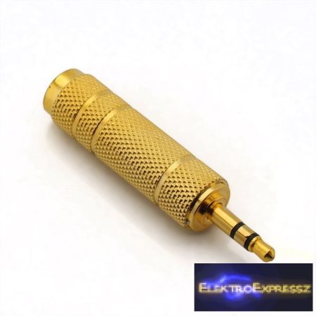 ET-18072 Jack dugó, 3,5mm - 6,5mm jack aljzat adapter