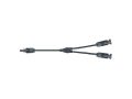 Cable TIPA MC4 split 1x socket/ 2x connector 30cm