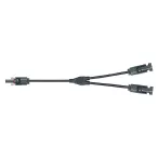 Kábel TIPA MC4 elosztó 1x aljzat/ 2x csatlakozó 30cm Kábel TIPA MC4 elosztó 1x aljzat/ 2x csatlakozó 30cm