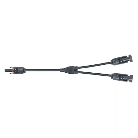 Kábel TIPA MC4 elosztó 1x aljzat/ 2x csatlakozó 30cm Kábel TIPA MC4 elosztó 1x aljzat/ 2x csatlakozó 30cm