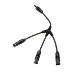 Cable TIPA MC4 split 1x socket/ 3x connector 30cm
