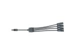 Cable TIPA MC4 split 1x socket/ 4x connector 30cm