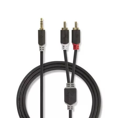 3.5mm  jack - 10M Kábel 2RCA Nedis