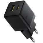 BASEUS Palm USB adapter fekete 2xUSB 20W BASEUS Palm USB adapter fekete 2xUSB 20W