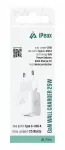 Adapter USB iPEAX GaN USB/USB-C 90010130 White Adapter USB iPEAX GaN USB/USB-C 90010130 White