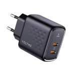 USB adapter VOLTME Revo 45 Duo CC 45W EU Fekete USB adapter VOLTME Revo 45 Duo CC 45W EU Fekete
