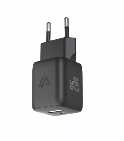 USB Adapter iPEAX GaN USB/USB-C 90010126 Black USB Adapter iPEAX GaN USB/USB-C 90010126 Black