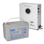   GETI GEP501 szinuszos tartalék áramforrás 500W Fali + 100Ah akkumulátor