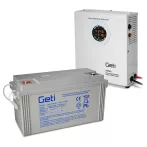   Backup power GETI GEP501 sinus 500W Wall-mounted + baterie 120Ah