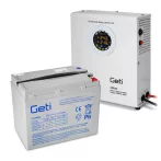 GETI GEP501 sinus 500W fali mentőáramellátó + 55Ah akkumulátor GETI GEP501 sinus 500W fali mentőáramellátó + 55Ah akkumulátor