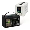 GETI GEP500LF 500W (800VA) szinuszos UPS + 100Ah LiFePO4 akkumulátor